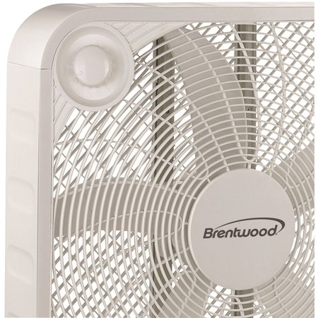 Brentwood Appliances 20" Box Fan with 3 Speed Settings F20SW